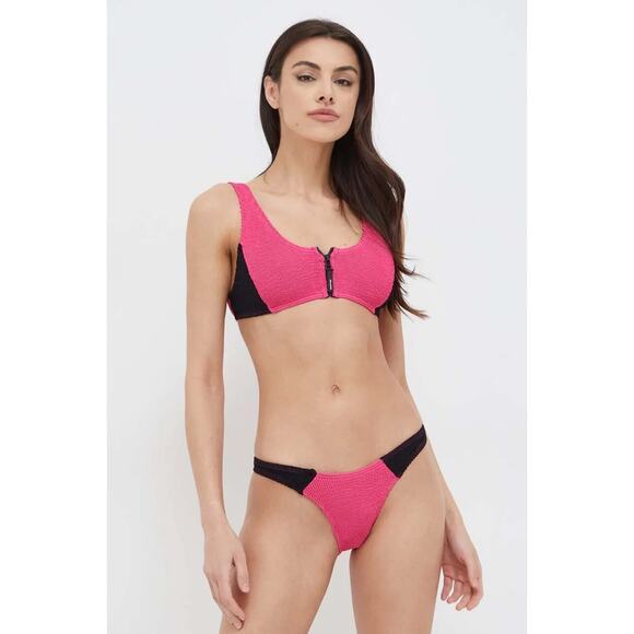 New! Bond Eye Free People bikini bottom pink black color block, one size - Picture 10 of 10